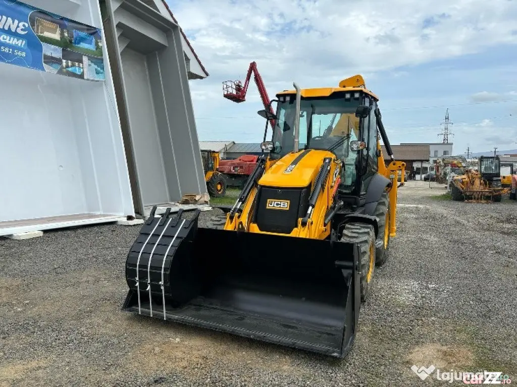 Buldoexcavator JCB 3CX, 2025, cupă multifuncțională, braț telescopic - Negresti Oas (Satu-Mare)