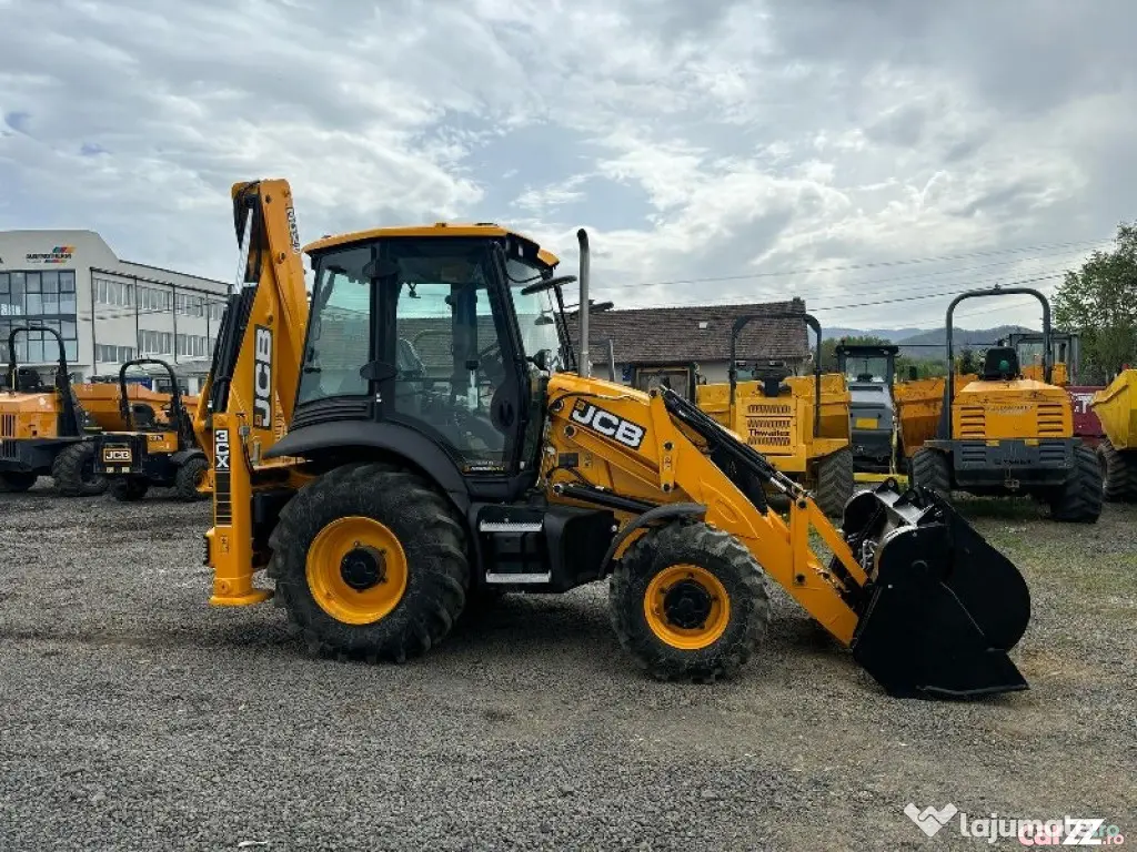 Buldoexcavator JCB 3CX, 2025, cupă multifuncțională, braț telescopic - Negresti Oas (Satu-Mare)