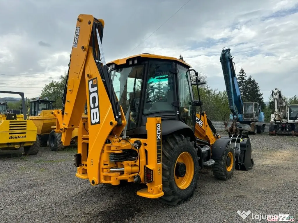Buldoexcavator JCB 3CX, 2025, cupă multifuncțională, braț telescopic - Negresti Oas (Satu-Mare)