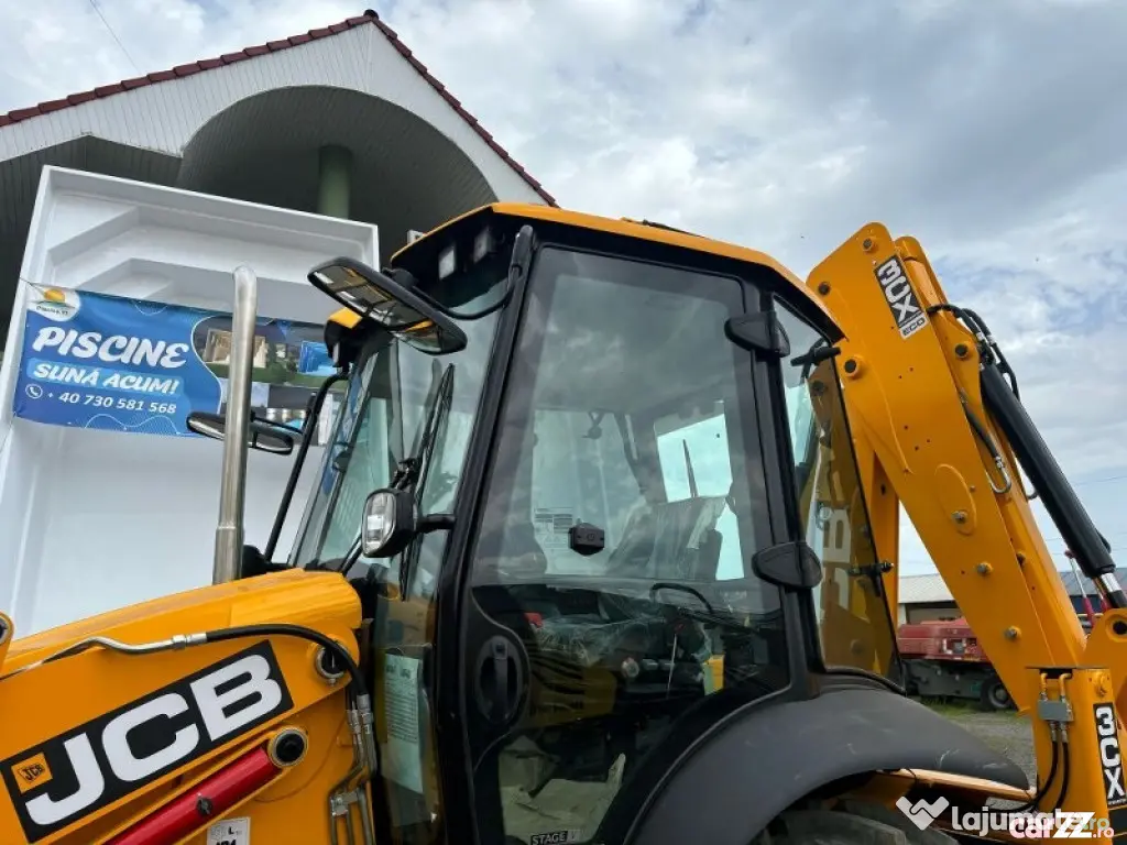 Buldoexcavator JCB 3CX, 2025, cupă multifuncțională, braț telescopic - Negresti Oas (Satu-Mare)