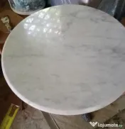 Masuta bistro stil parizian marmura fonta 70 cm. inaltime 
