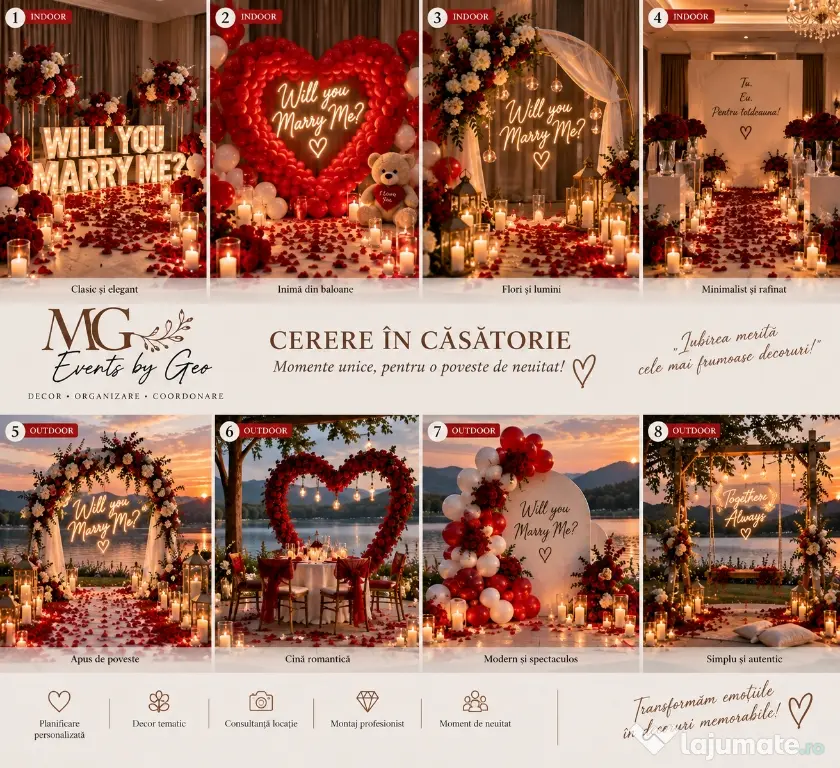 Decor Evenimente Personalizat – Nunti, Botezuri, Aniversari, Gender Reveal