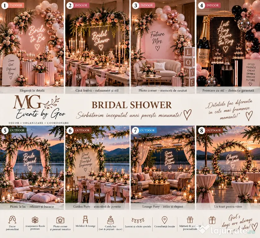 Decor Evenimente Personalizat – Nunti, Botezuri, Aniversari, Gender Reveal