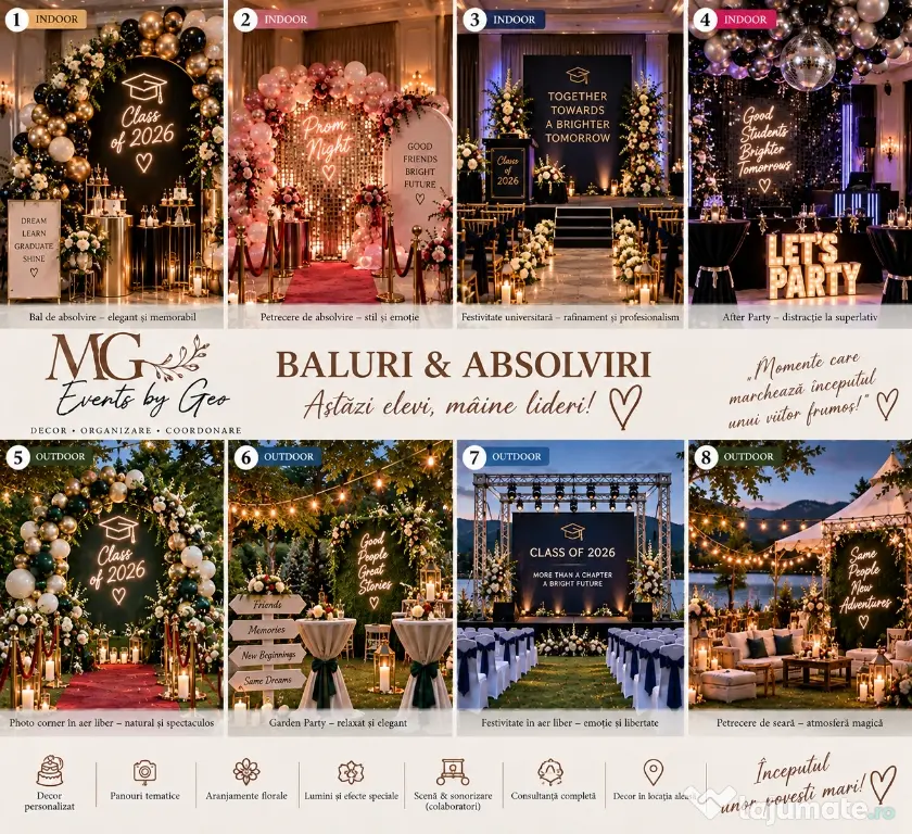 Decor Evenimente Personalizat – Nunti, Botezuri, Aniversari, Gender Reveal