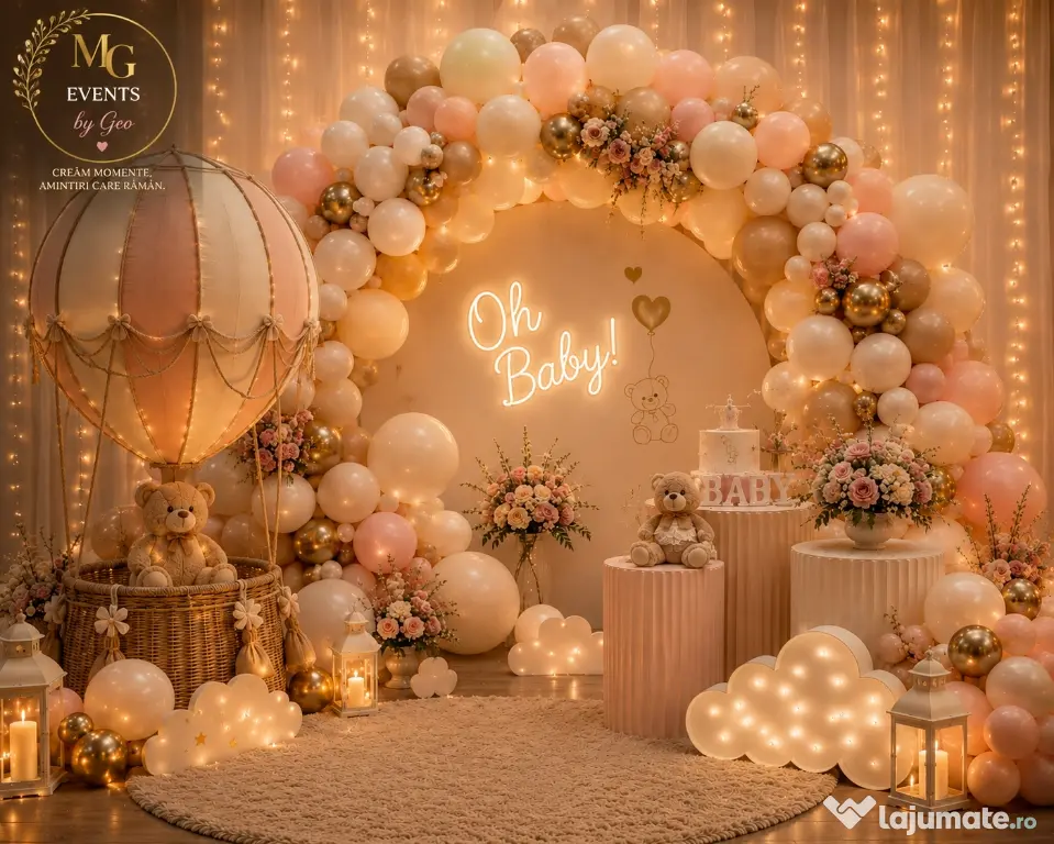 Decor Evenimente Personalizat – Nunti, Botezuri, Aniversari, Gender Reveal