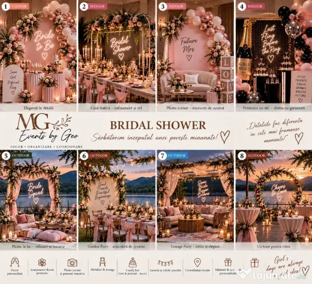 Decor Evenimente Personalizat – Nunti, Botezuri, Aniversari, Gender Reveal
