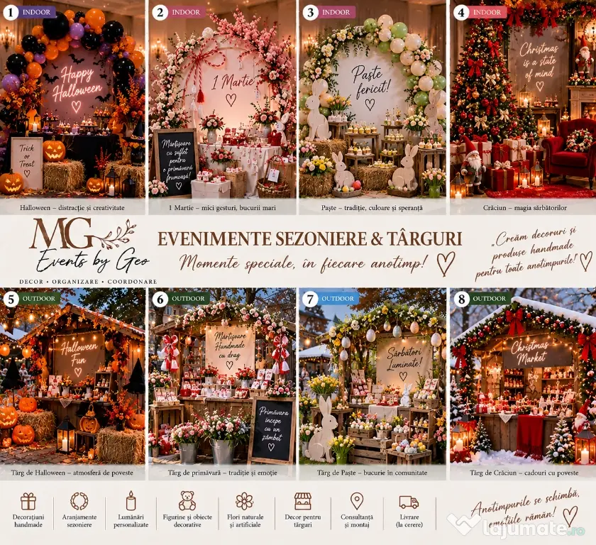 Decor Evenimente Personalizat – Nunti, Botezuri, Aniversari, Gender Reveal