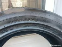 Set 4 cauciucuri second-hand 205/55R/16, profil foarte bun, 80 lei /bucată 