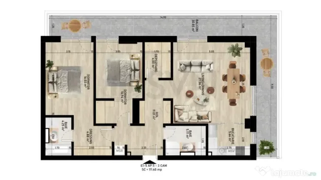 Apartament 3 camere I Gemina by the lake - Bucuresti (Bucuresti-Ilfov)