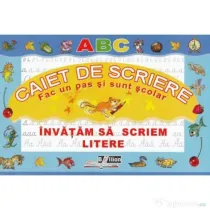 Caiet de scriere. Invatam sa scriem litere