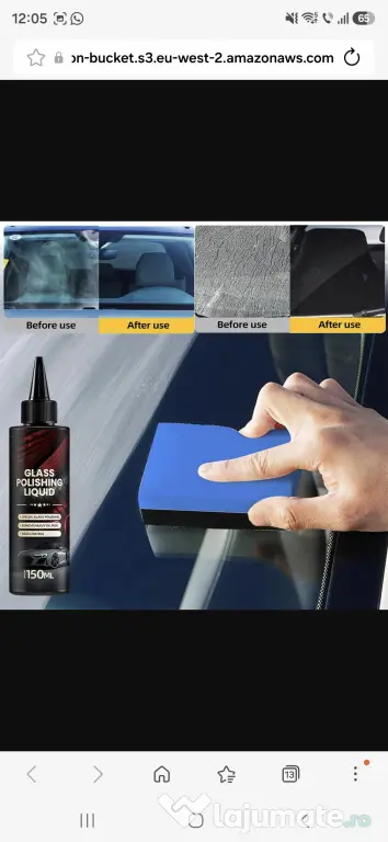 Detergent film de ulei parbriz lichid polisat kit eliminare zgarieturi