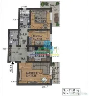Apartament 3 camere, Piața Unirii, parcare + mansardă 