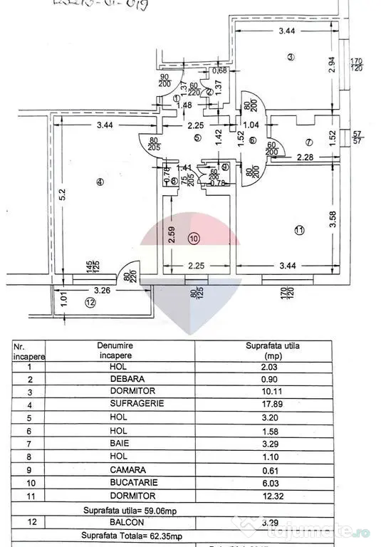 Apartament de vânzare 3 camere| BL Republicii, Ploiești - Ploiesti (Prahova)