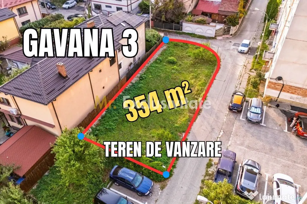 Teren intravilan excepțional în cartierul Gavana - Pitesti (Arges)