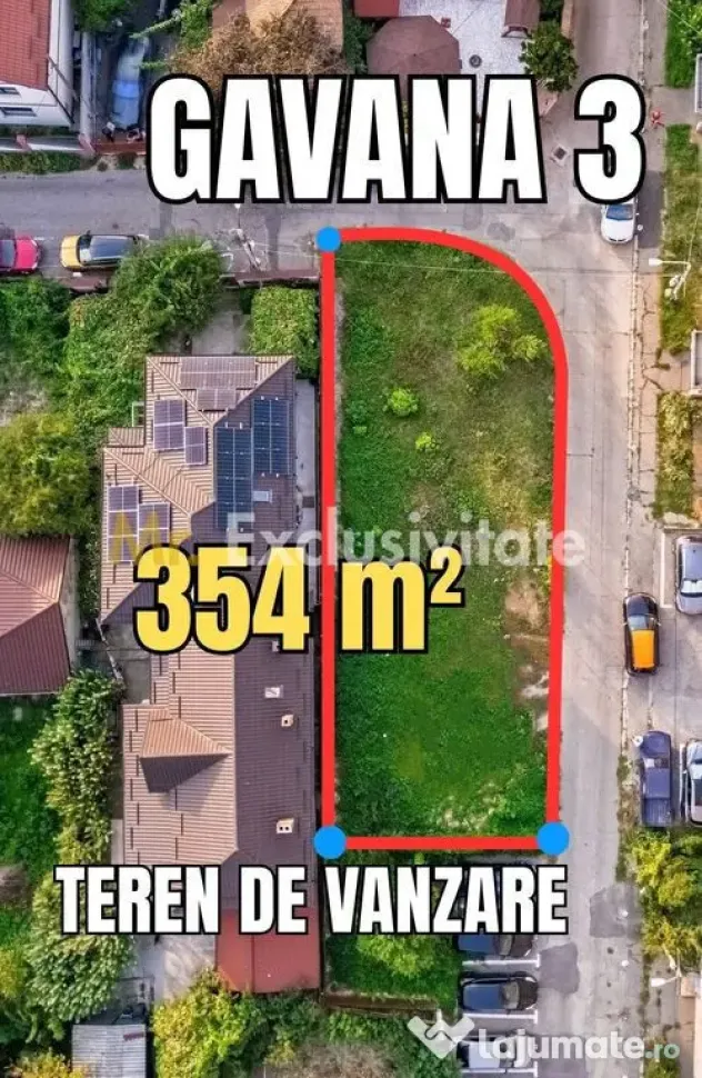 Teren intravilan excepțional în cartierul Gavana - Pitesti (Arges)