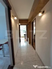 Apartament cu două camere, 62 mp, Renovat| Balcon Mare| 22 