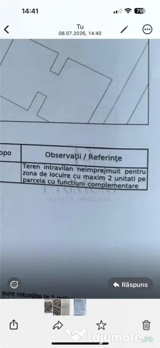 Teren in spate la Kaufland - Mosnita Noua (Timis)