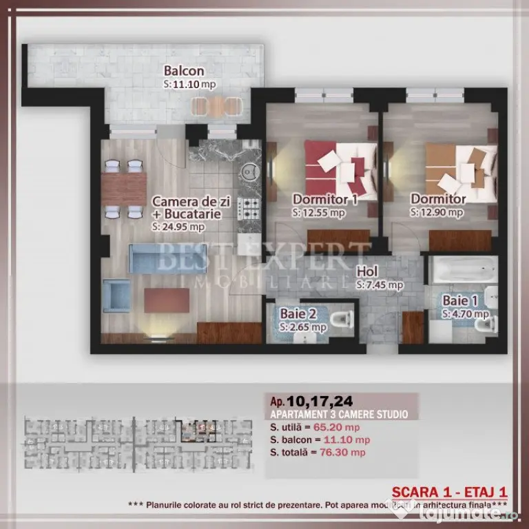 Apartament 3 Camere | Ideal pentru Familie | Comision 0% - Bucuresti (Bucuresti-Ilfov)