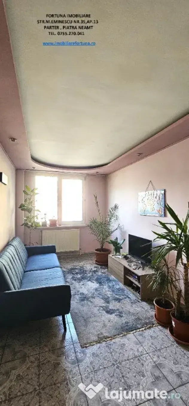 Apartam4ent 3 camere - zona Centrala, etaj 3, lift, boxa - Piatra-Neamt (Neamt)