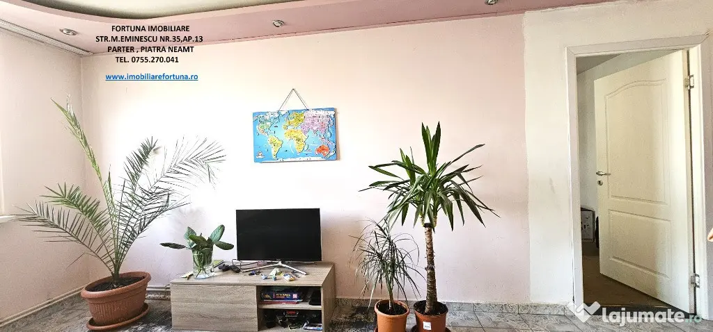 Apartam4ent 3 camere - zona Centrala, etaj 3, lift, boxa - Piatra-Neamt (Neamt)