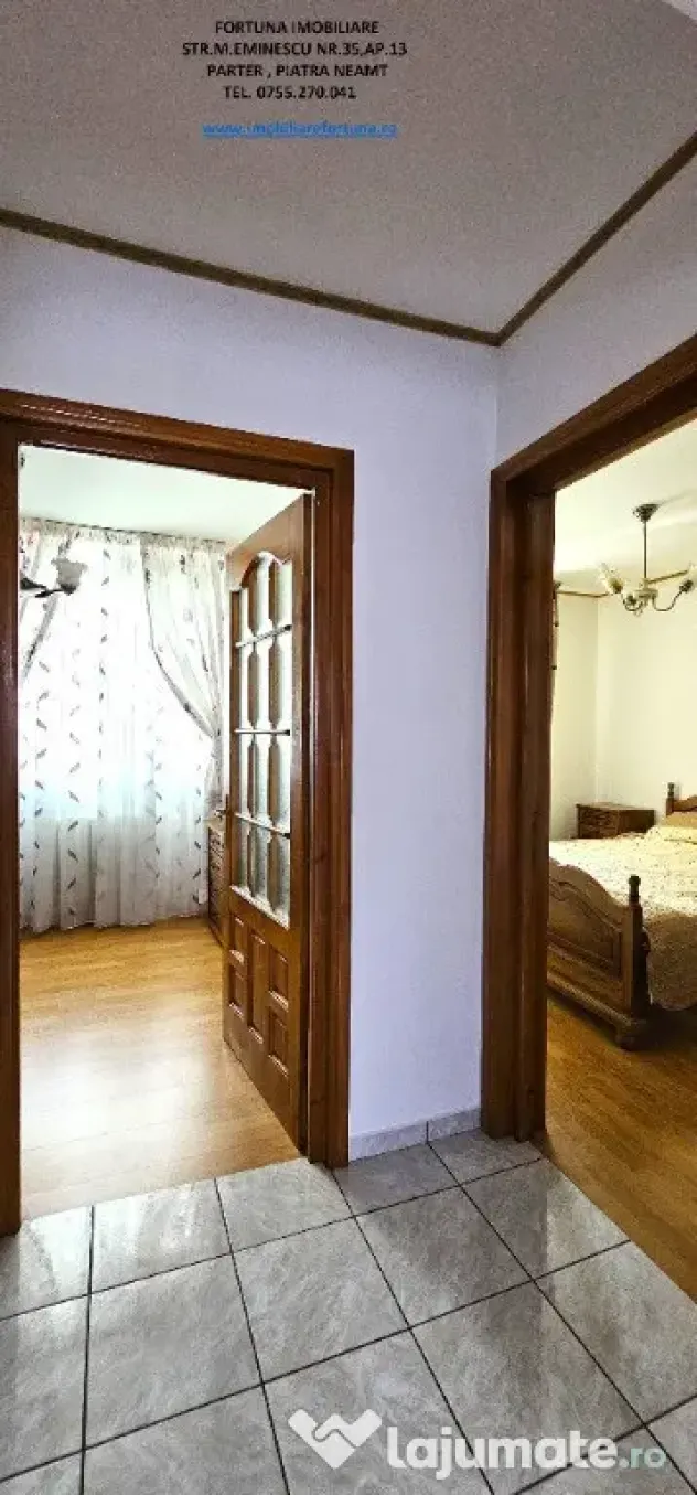 Apartament 4 camere decomandate, etaj 2,boxa,Maratei- zona Scoala nr.2 - Piatra-Neamt (Neamt)