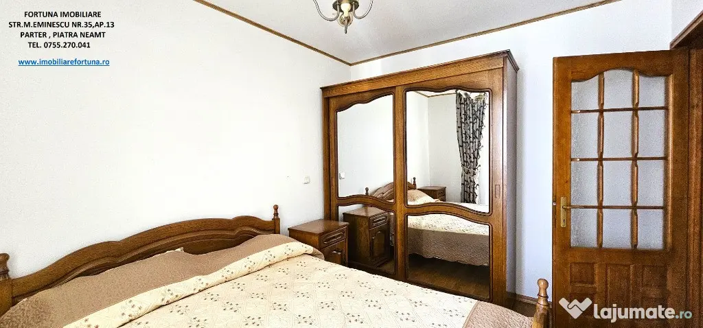 Apartament 4 camere decomandate, etaj 2,boxa,Maratei- zona Scoala nr.2 - Piatra-Neamt (Neamt)