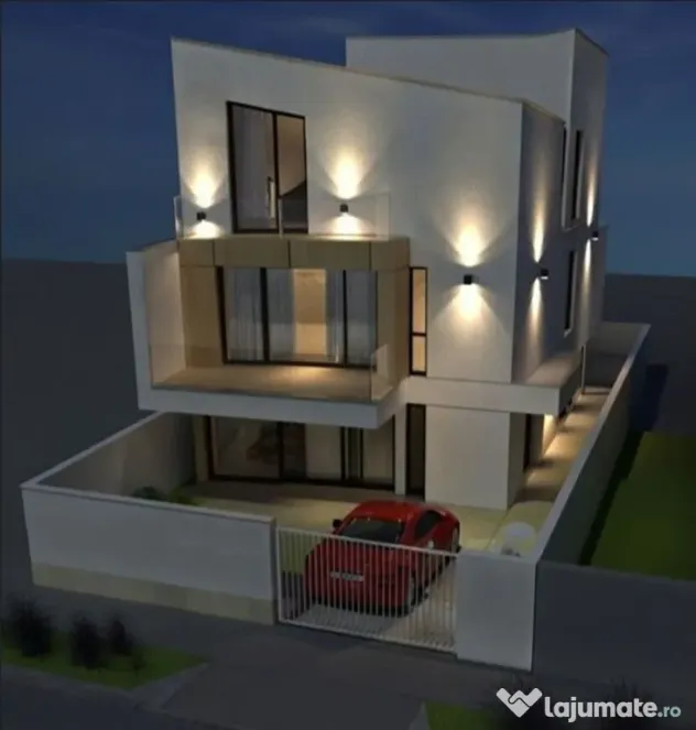 Vila 4cam-indiv. la calcan/centru Popesti Leordeni - Popesti Leordeni (Bucuresti-Ilfov)