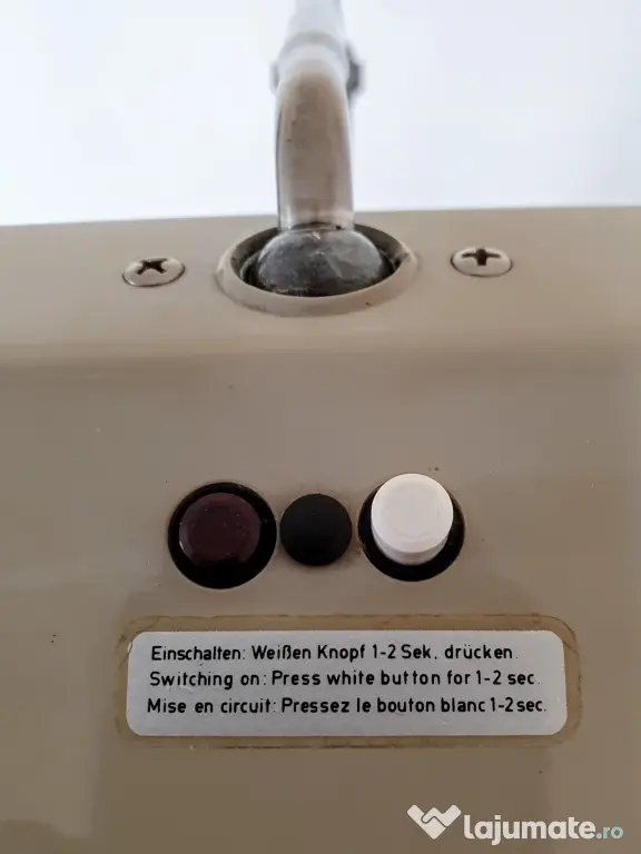 💡Lampă birou industrială vintage Waldmann ST 308 N (3x8W)
