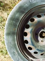 4 jante tabla 4x108 pe 16" de Peugeot, Citroen cu anvelope vara 215/55/16" 