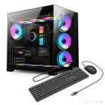 Sistem desktop pc gaming optimx elite predator cu procesor intel® core™ i5 10400f, 16gb ddr4, 480gb