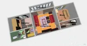 Apartament 2 camere transformate in 3 zona Bucovina