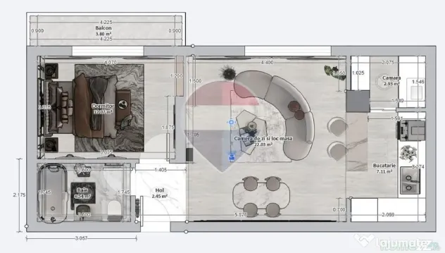Apartament cu 2 camere de vânzare în Bragadiru / Prelungirea Ghencea - Bragadiru (Bucuresti-Ilfov)