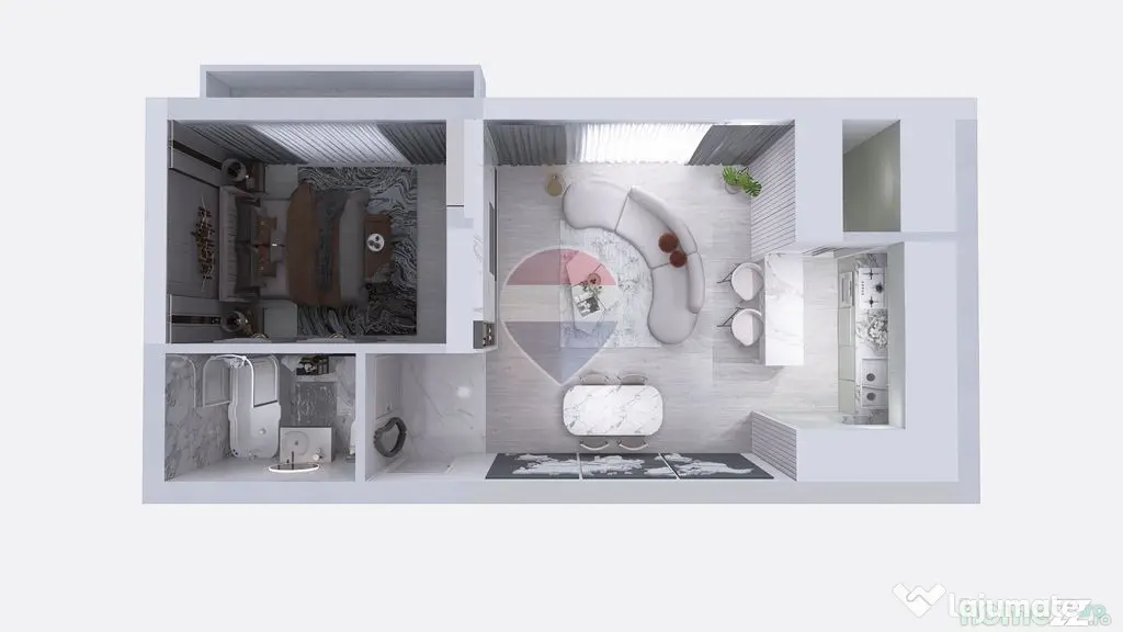 Apartament cu 2 camere de vânzare în Bragadiru / Prelungirea Ghencea - Bragadiru (Bucuresti-Ilfov)