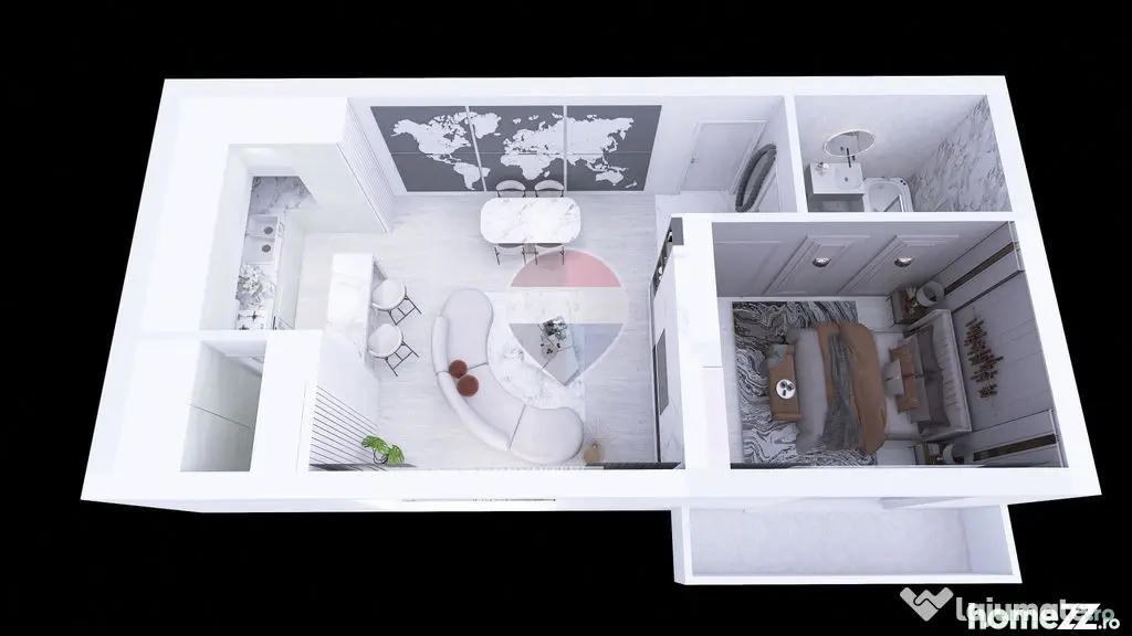 Apartament cu 2 camere de vânzare în Bragadiru / Prelungirea Ghencea - Bragadiru (Bucuresti-Ilfov)