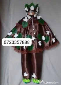 Costum Copac cu frunze si flori pentru copii