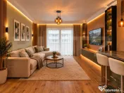 Apartament ultrafinisat 2 camere, 53 mp, terasa 12 mp, garaj