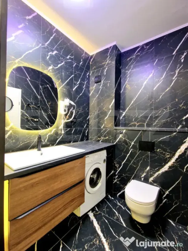 Apartament ultrafinisat 2 camere, 53 mp, terasa 12 mp, garaj - Floresti (Cluj)