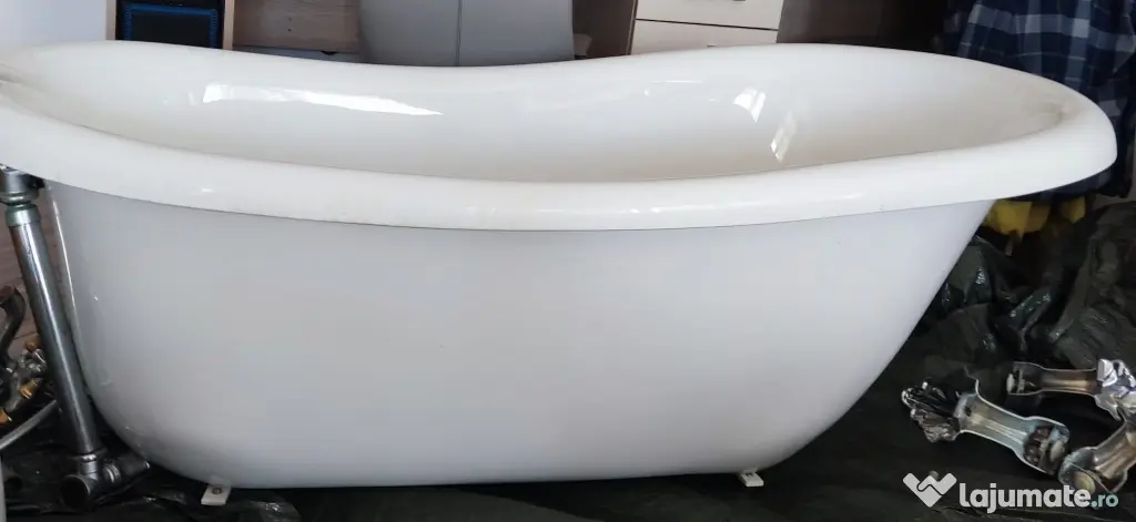 cada baie freestanding retro - 170X75X75 cm alba
