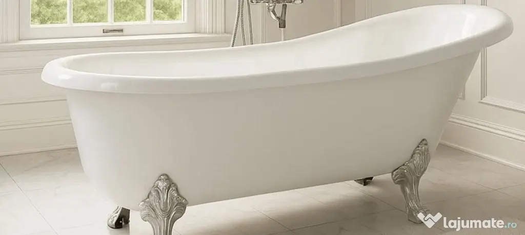cada baie freestanding retro - 170X75X75 cm alba