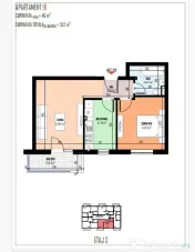 Apartamente cu 2 camere in bloc nou Bragadiru
