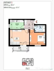 Apartamente cu 2 camere in bloc nou Bragadiru
