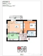 Apartamente cu 2 camere in bloc nou Bragadiru