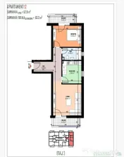 Apartamente cu 2 camere in bloc nou Bragadiru