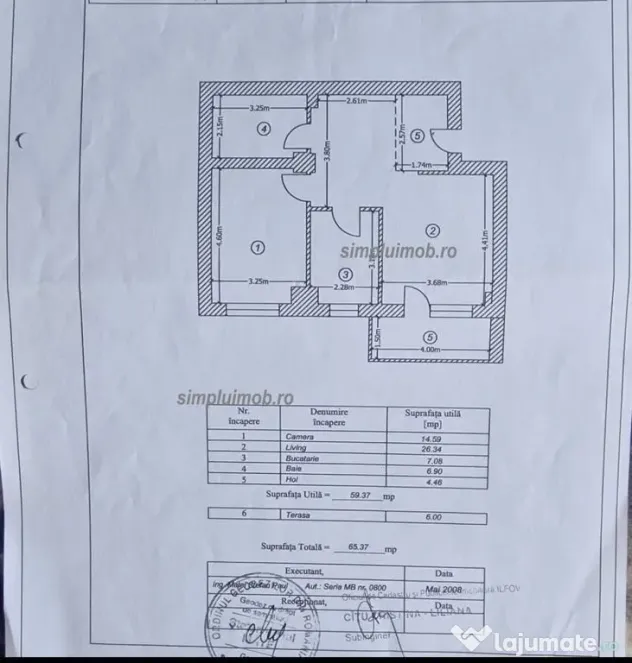 3 cam SPATIOS Living 26mp Splaiul Unirii Confort City - Popesti Leordeni (Bucuresti-Ilfov)