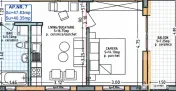 Apartament modern cu 2 camere, ideal pentru locuit sau inves