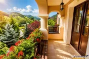 Resort montan cu: restaurant, wellness, 4.300mp teren, 5 min 