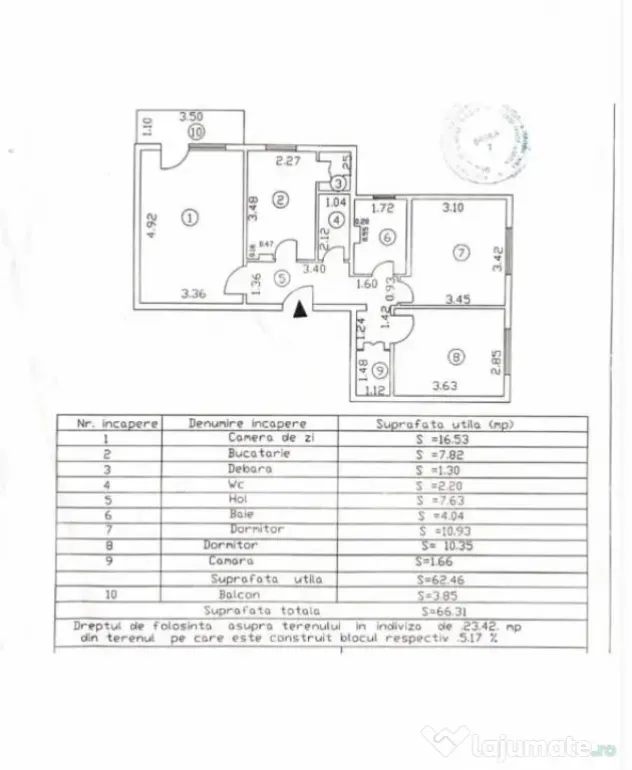 APARTAMENT RENOVAT 2026 - 3 camere 66mp, etaj 2, Progresu. - Braila (Braila)