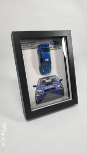 Tablouri Auto 3D cu Machete 1:64 (Porsche, BMW, Audi, Ferrari) 