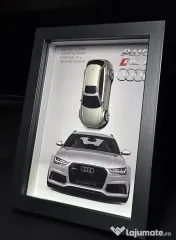 Tablouri Auto 3D cu Machete 1:64 (Porsche, BMW, Audi, Ferrari) 