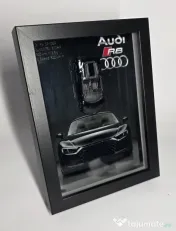 Tablouri Auto 3D cu Machete 1:64 (Porsche, BMW, Audi, Ferrari) 